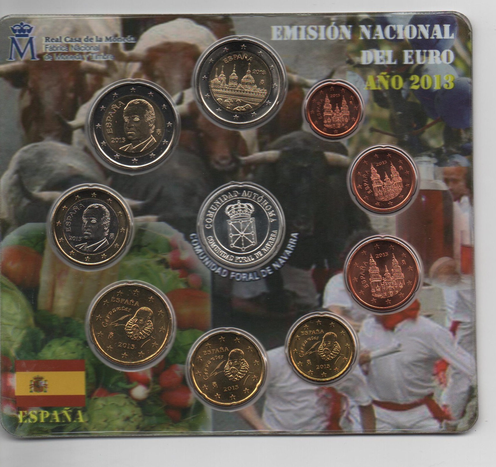 ESPAÑA DEL AÑO 2013 EUROSET FDC